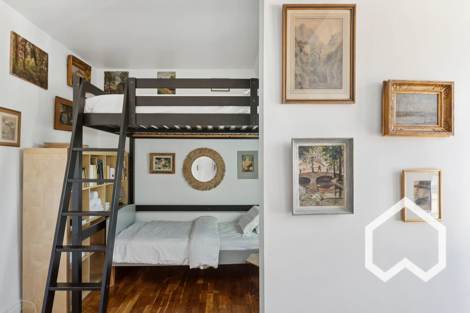 Affordable studio apartment with essential features in 