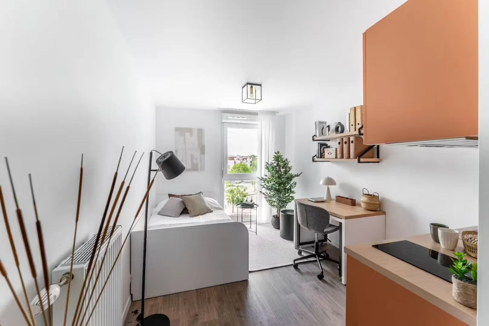 Habitación estudiantil económica con ubicación conveniente en 