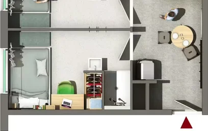 Privatzimmer im Wohnheim in der Noisy-le-Grand, 93160, bild 4 von 49