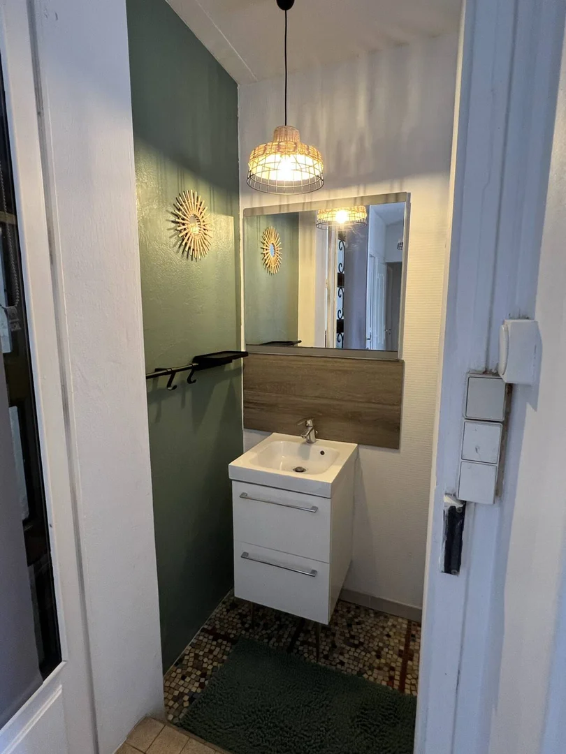 Chambre à louer dans un appartement d'étudiant à , entièrement meublée
