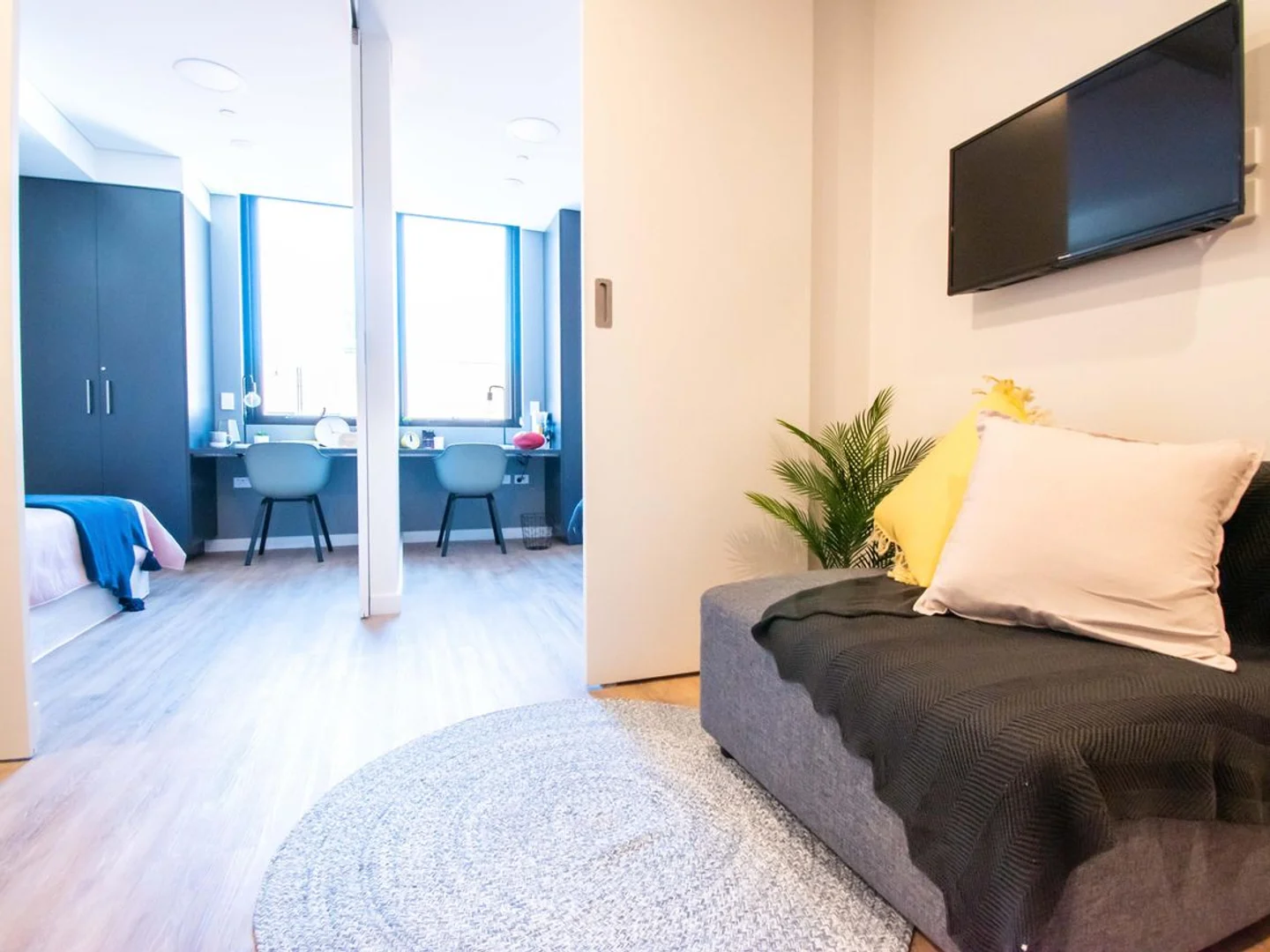 Compact studio apartment ideal for students in 