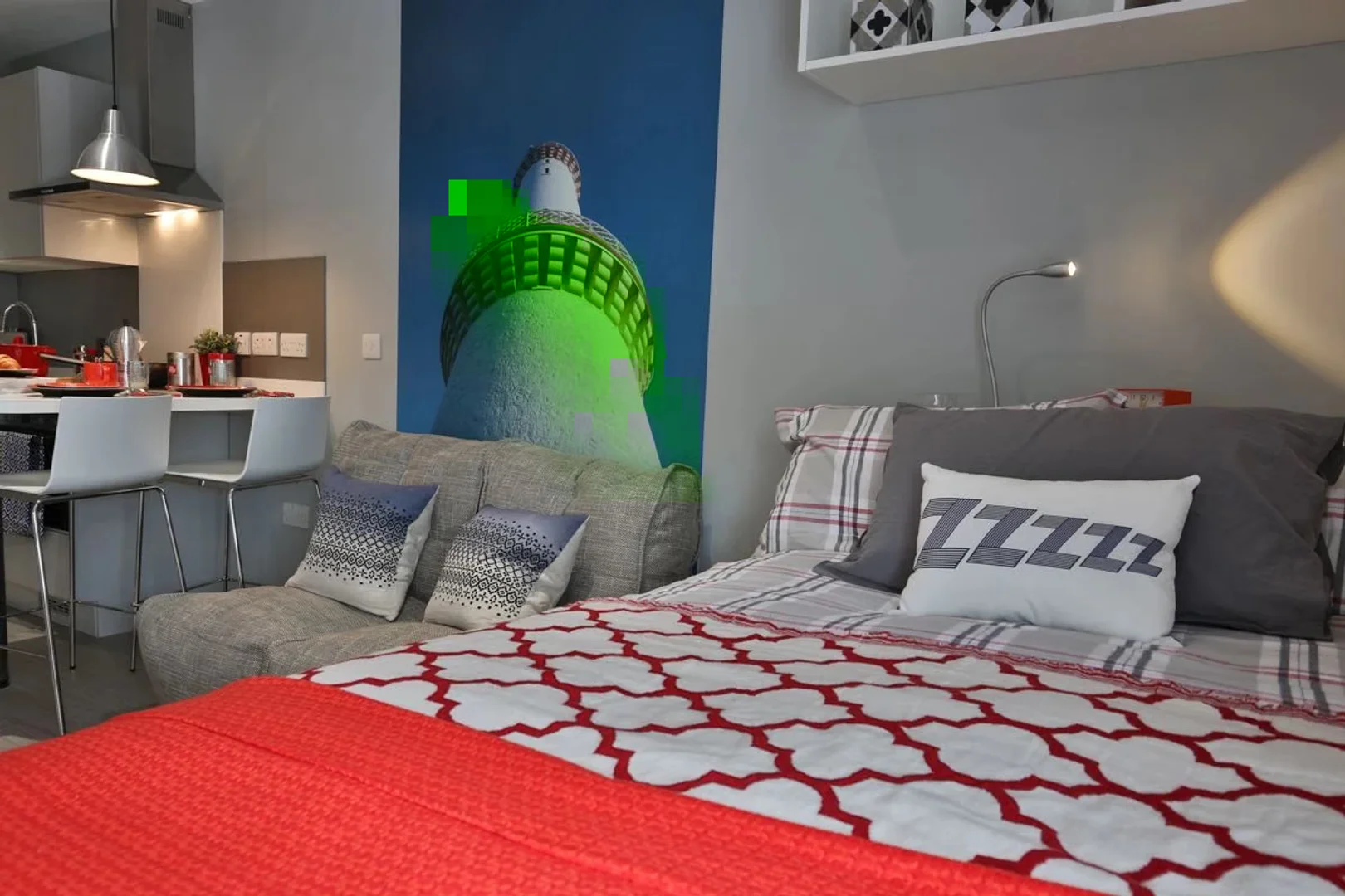 Funktionelles Studentenzimmer perfekt zum Studieren in 