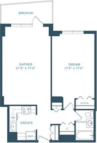 Entire place in residence at 75, Saint Alphonsus St., Unit 1704, Mission Hill, Boston, MA, 02120, image 1 of 3