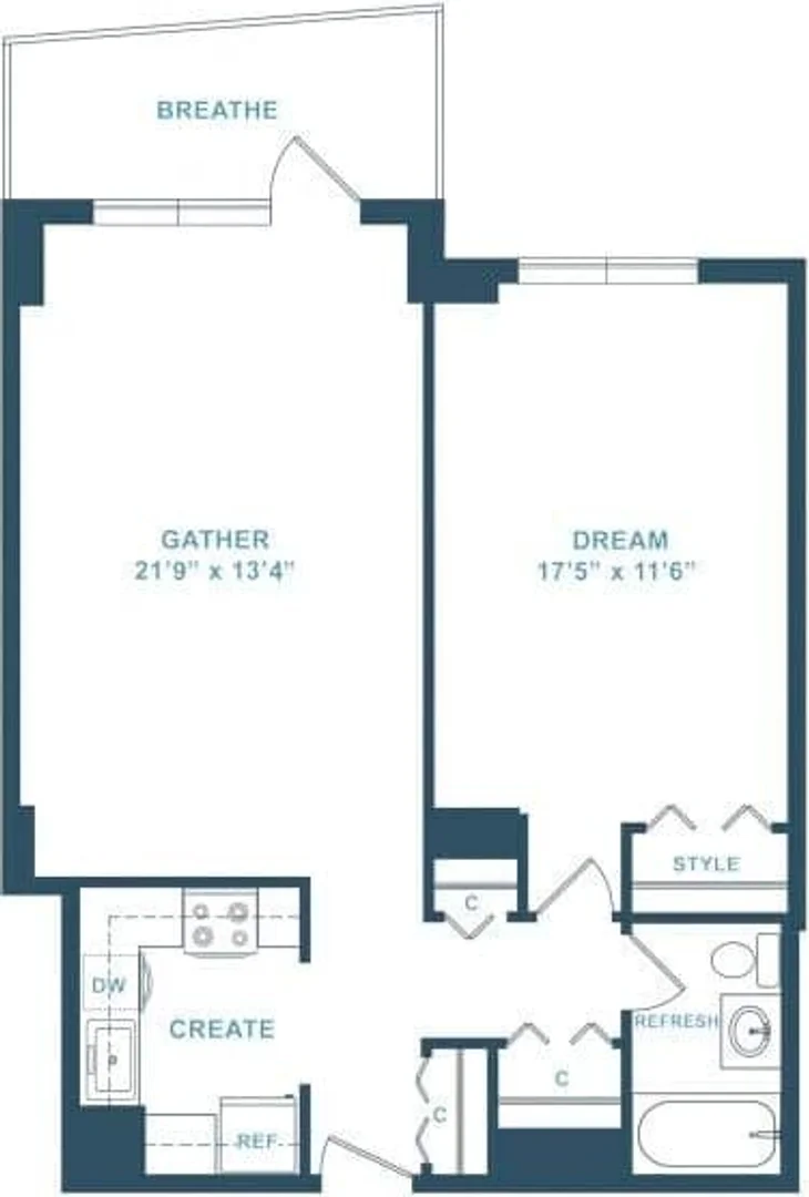 75, Saint Alphonsus St., Unit 1704, Mission Hill, Boston, MA, 02120
