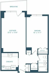 Gesamte Unterkunft im Wohnheim in der 75, Saint Alphonsus St., Unit 706, Mission Hill, Boston, MA, 02120, bild 1 von 3