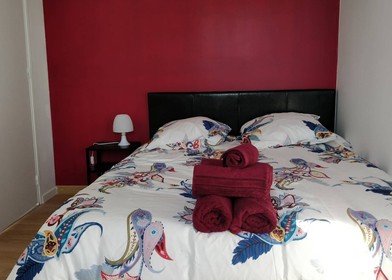 Pokój do wynajęcia z podwójnym łóżkiem w Grenoble