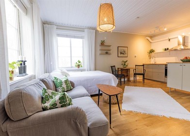 Stylowe mieszkanie typu studio w Sztokholm
