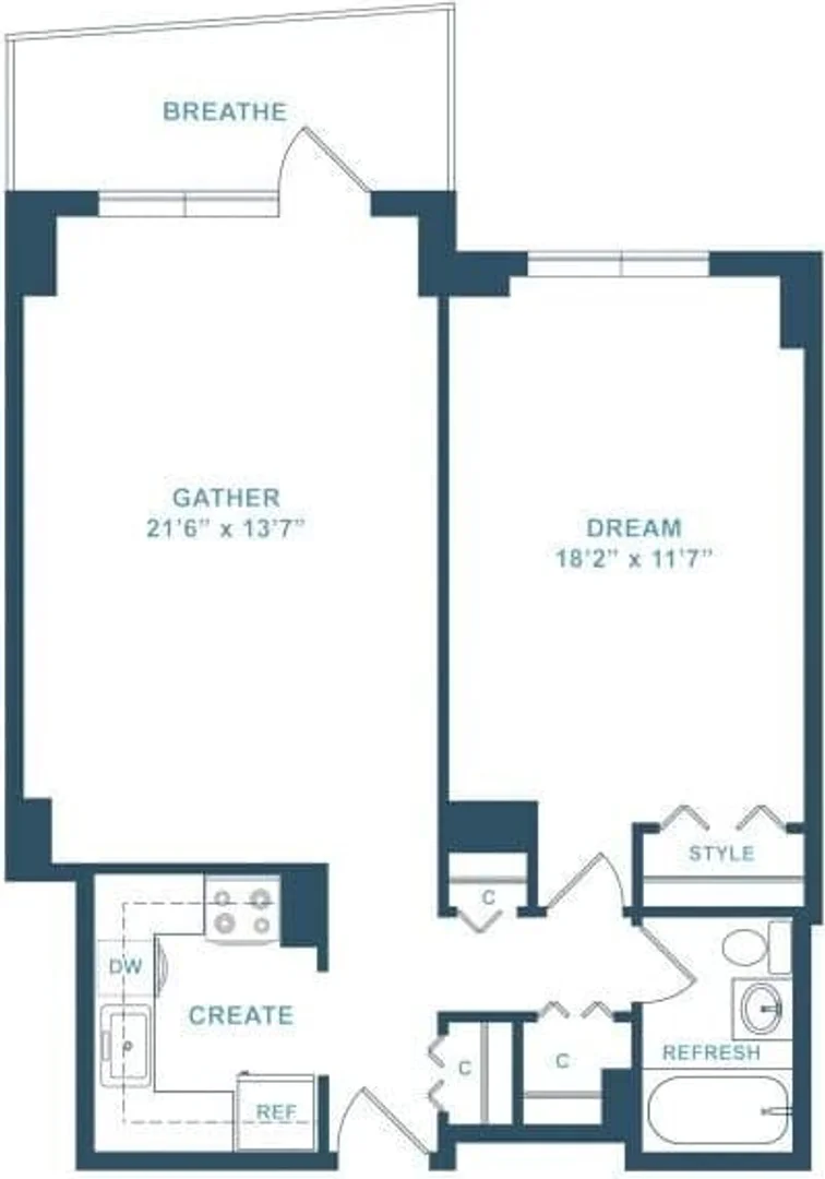 75, Saint Alphonsus St., Unit 211, Mission Hill, Boston, MA, 02120