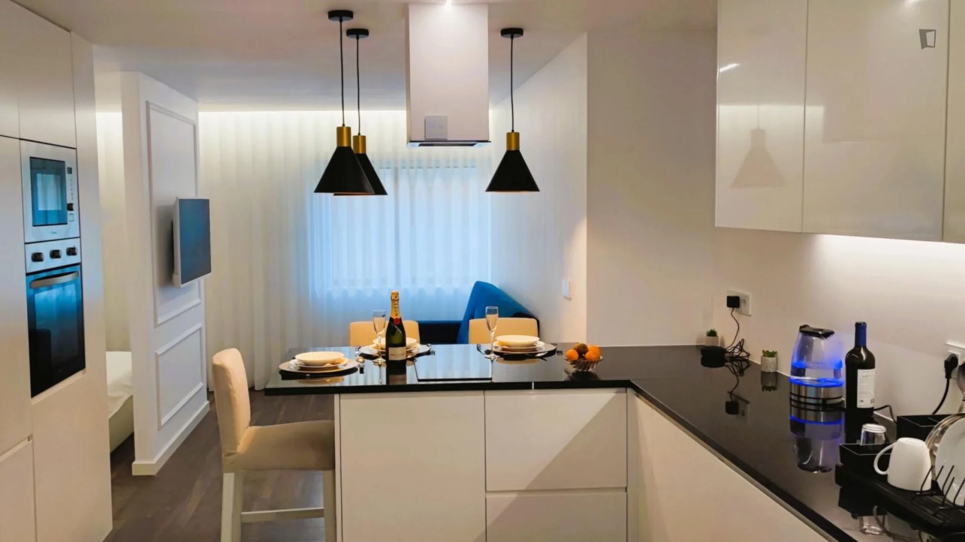 Asequible apartamento estudio con características esenciales en 