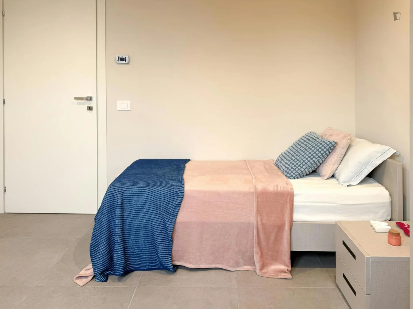 Student room in  with study area and shared facilities