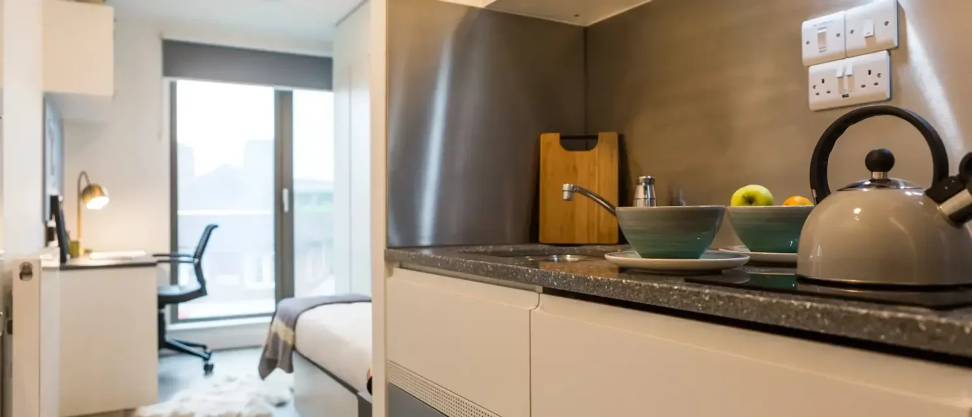 紧凑型单间公寓，是学生的理想选择