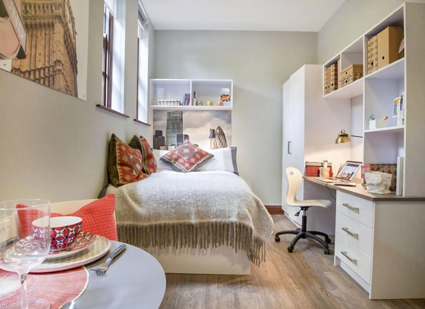 位于的经济实惠的单间公寓，具备基本功能