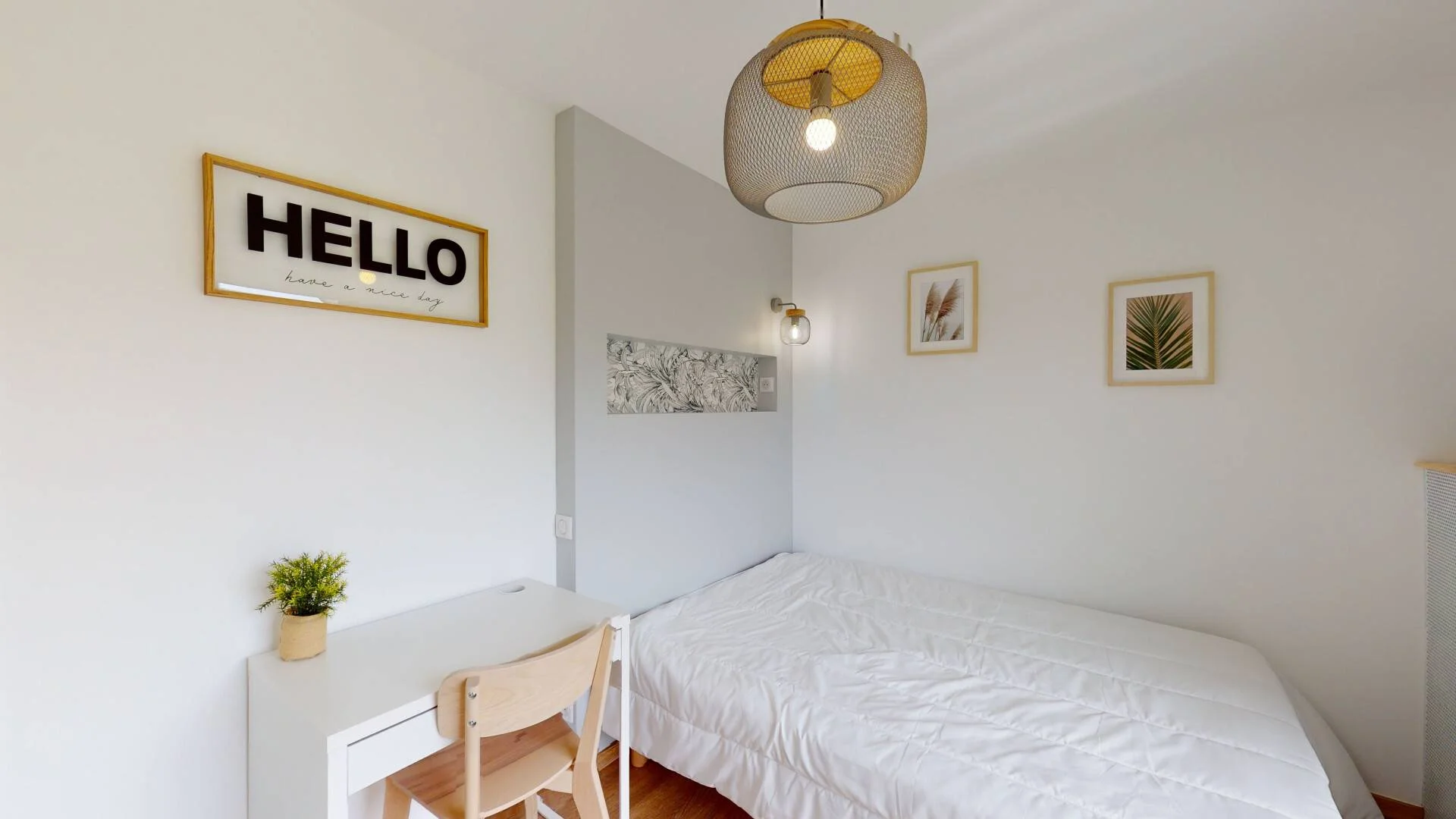 'de öğrenci dairesinde, tamamen mobilyalı kiralık oda
