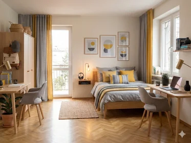 Quarto privado em Cząstkowska, imagem 1 de 3