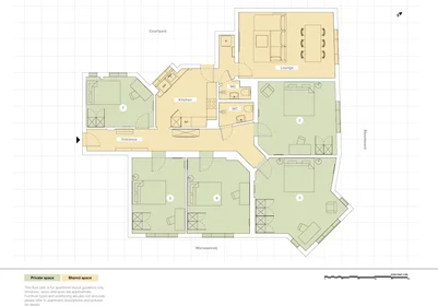 Prywatny pokój Åboulevard, Nørrebro, obraz 1 10