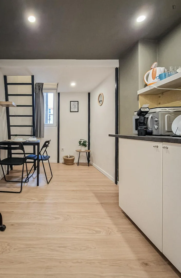 Modern student studio with complete amenities in 
