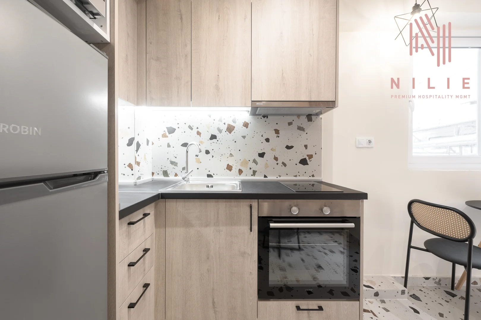 Apartamento estúdio chique perto do campus em 
