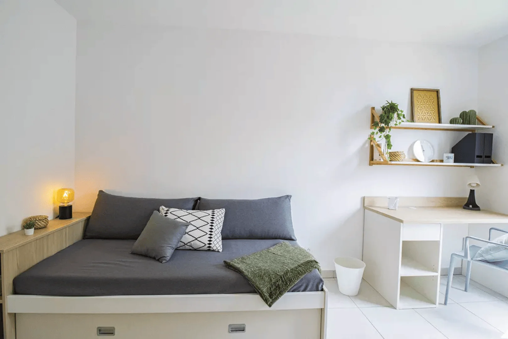 Quarto acolhedor para estudantes disponível em 