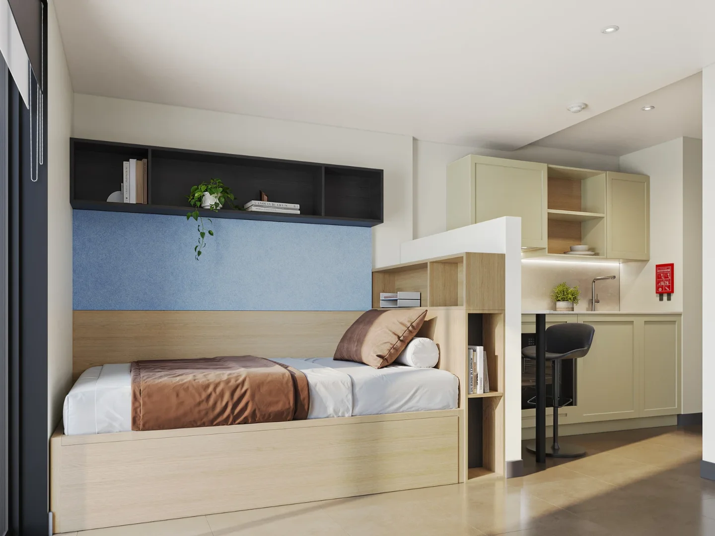 Studentenfreundliches Zimmer in  mit modernen Annehmlichkeiten