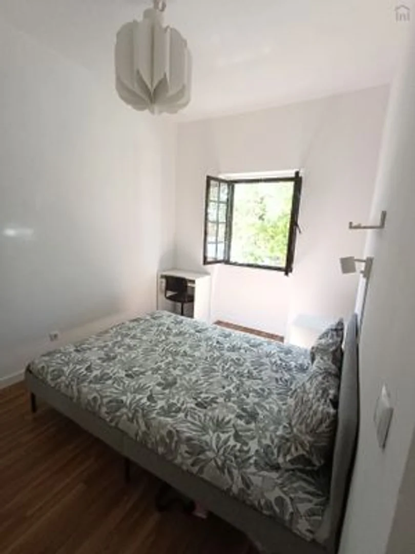 Quarto de estudante confortável e espaçoso em 