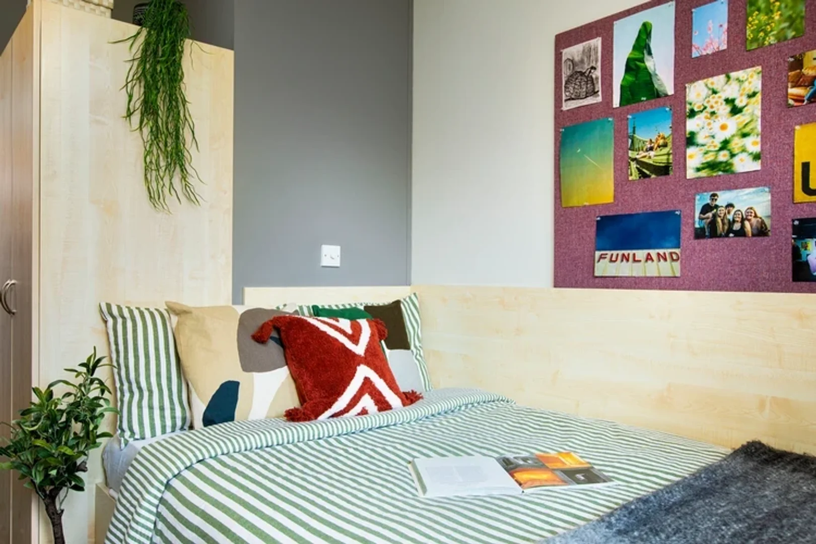 位于的学生公寓，明亮通风，交通便利