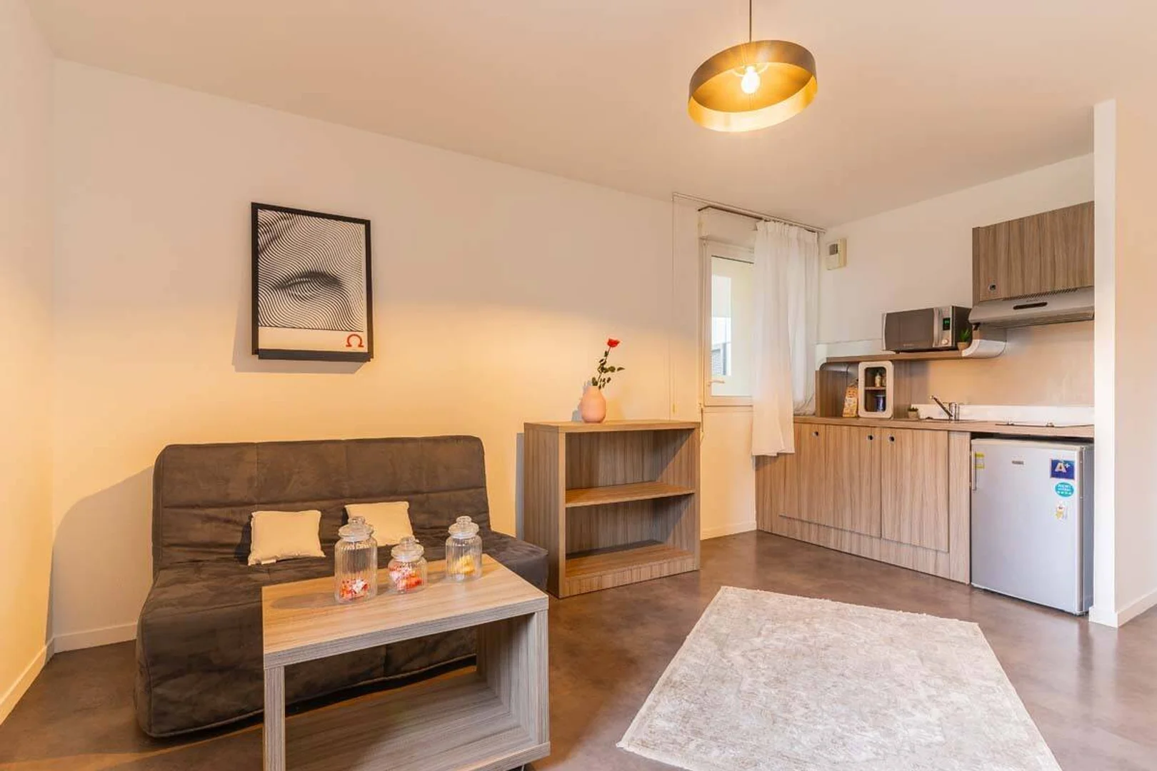 Chambre d'étudiant confortable et spacieuse dans 