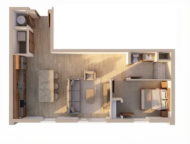 整租 在住宅内 在 1035, Commonwealth Ave., Unit 403, Allston, Boston, MA, 02215, 13的图像5