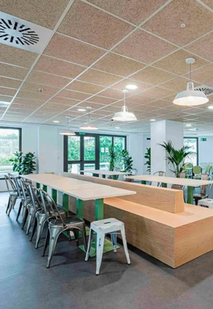 Quarto amigo do estudante em  com comodidades modernas