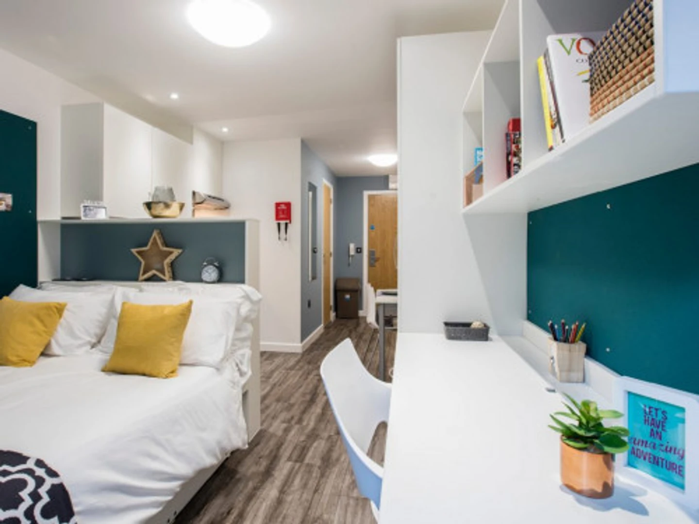 Bright and airy student room with easy university access in 