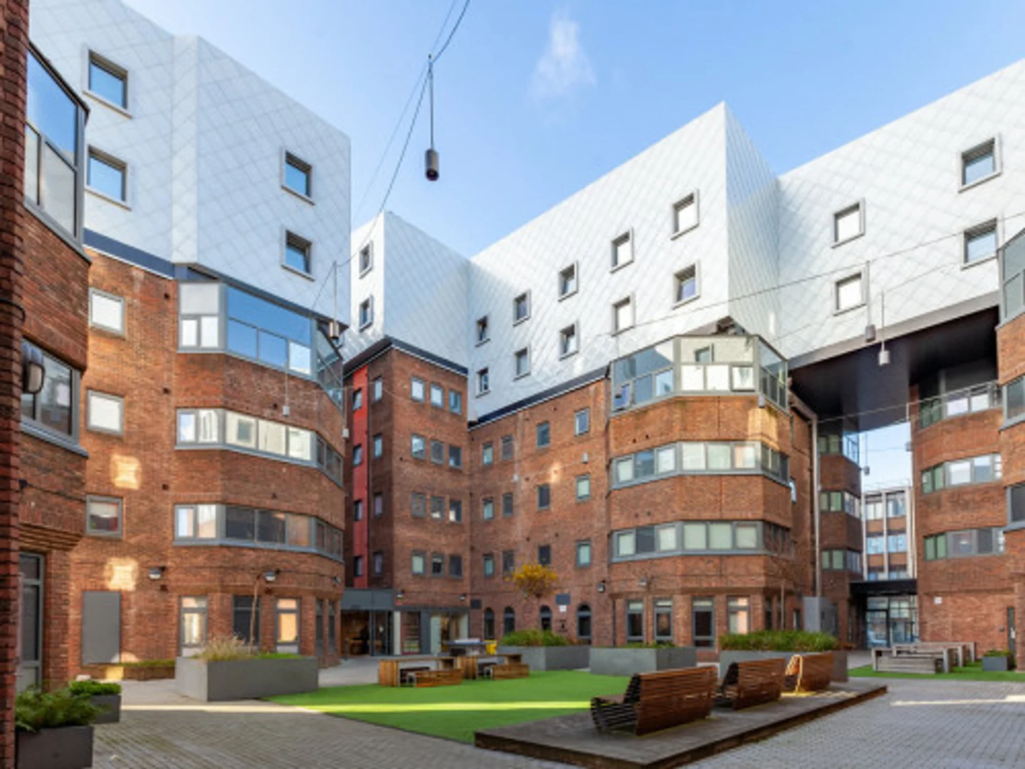 Affordable room for students with ample lighting in 