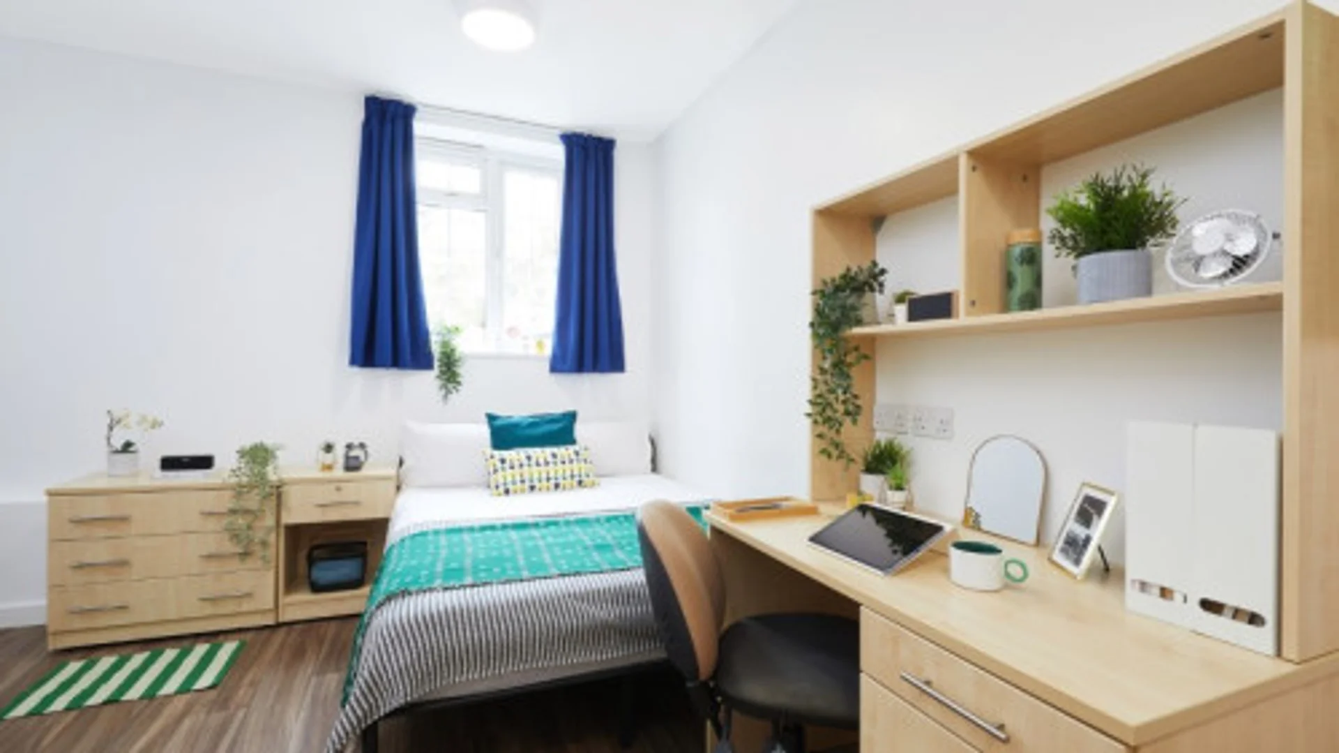 Chambre d'étudiant fonctionnelle parfaite pour étudier dans 