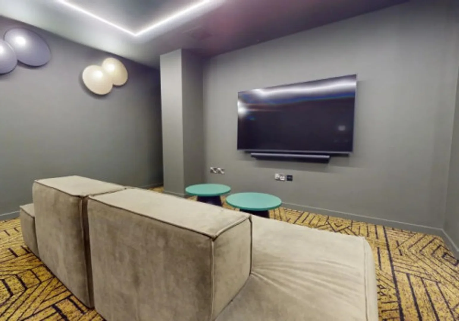 Habitación para estudiantes en  con modernas comodidades