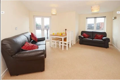 Private room at Hassells Bridge Apartments Newcastle under Lyme ST5 1BF, image 5 of 20