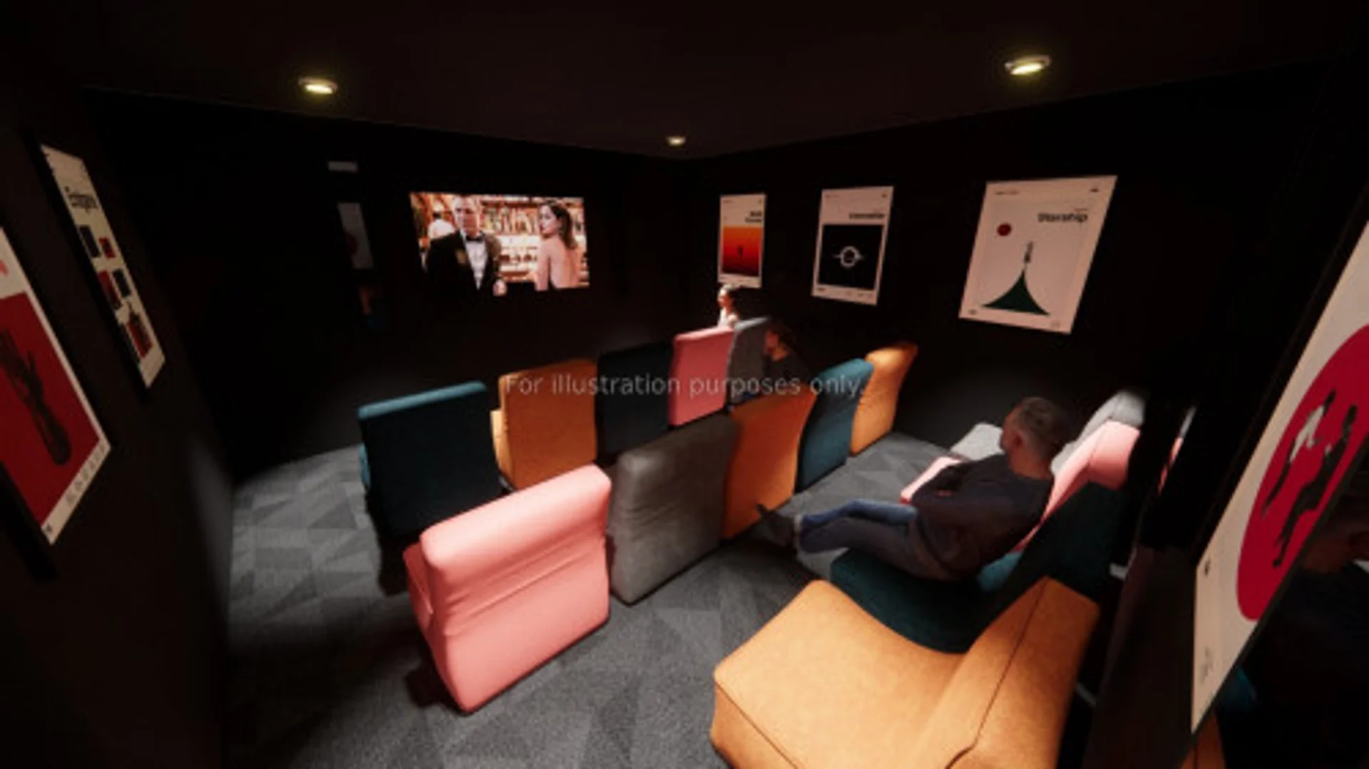 Quarto acessível para estudantes com iluminação ampla em 