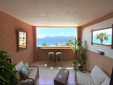 Room for rent in a shared flat in Cannes