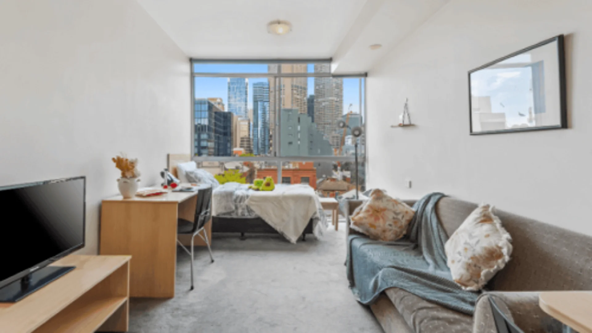 Habitación para estudiantes en  con modernas comodidades