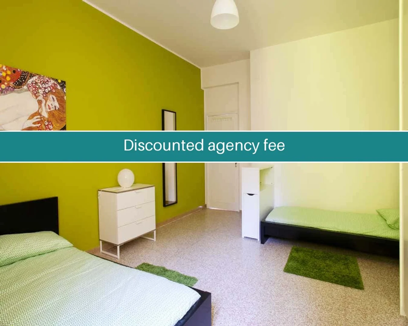 Quarto amigo do estudante em com comodidades modernas