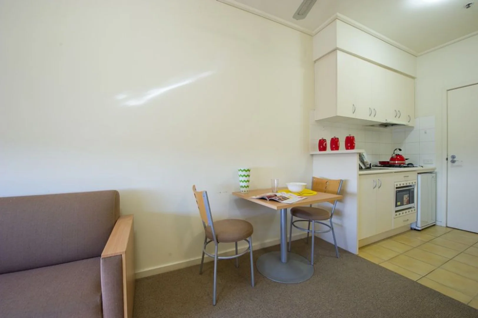 Minimalist student studio in  with efficient layout