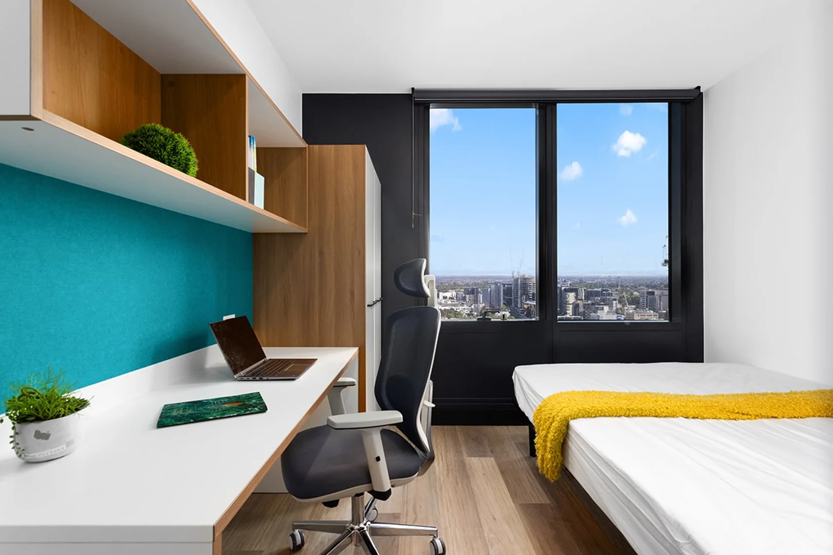 Quarto de estudante funcional perfeito para estudar em 