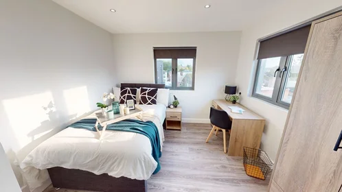Habitación privada en residencia en 1 Terrace Street, Nottingham NG7 6ER, UK, imagen 9 de 17