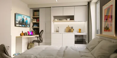 Appartamento intero in residence in Vita Student New Waverley, No 14 Sibbald Walk, Edinburgh, EH8 8GG, immagine 19 di 24