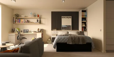 Appartamento intero in residence in Vita Student New Waverley, No 14 Sibbald Walk, Edinburgh, EH8 8GG, immagine 20 di 24