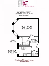 Kawalerka 1203, Boylston St., Unit 2*, Fenway, Boston, MA, 02215, obraz 1 8