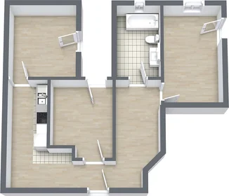 Quarto privado em Adlzreiterstraße 13, Munich. Germany, imagem 1 de 9