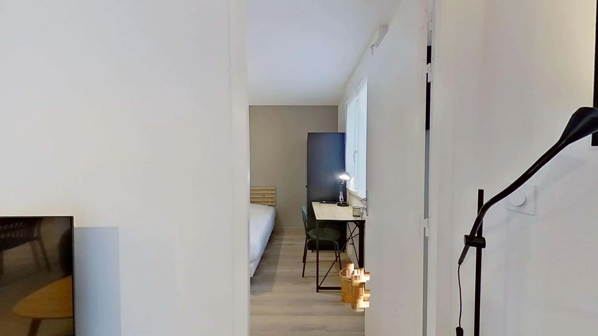 Quarto de estudante económico com localização conveniente em 