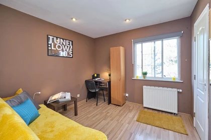 Quarto para alugar num apartamento partilhado em Wrocław