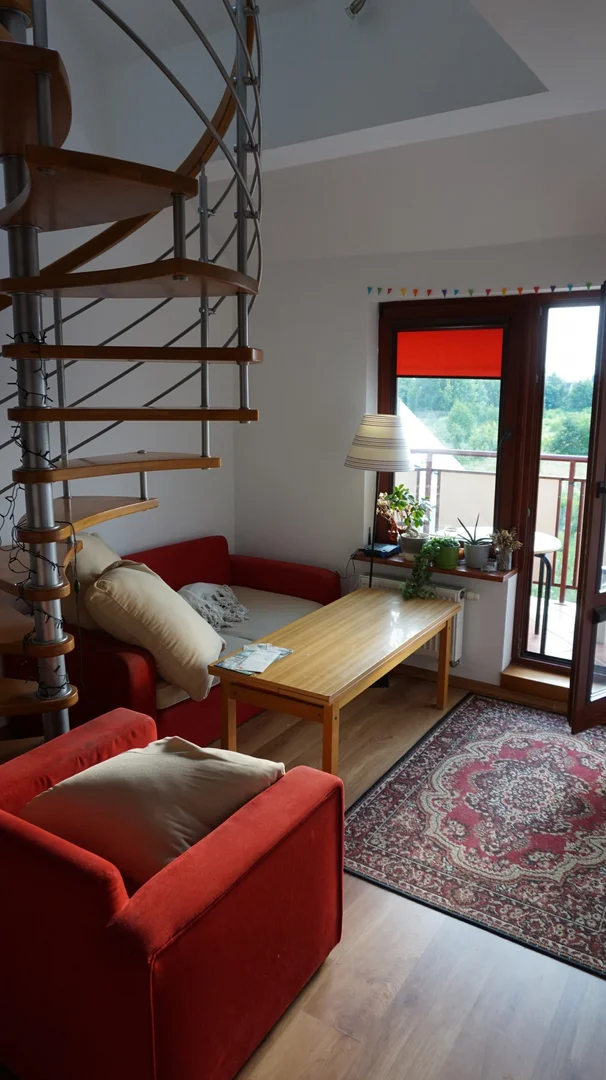 Student room in  with study area and shared facilities