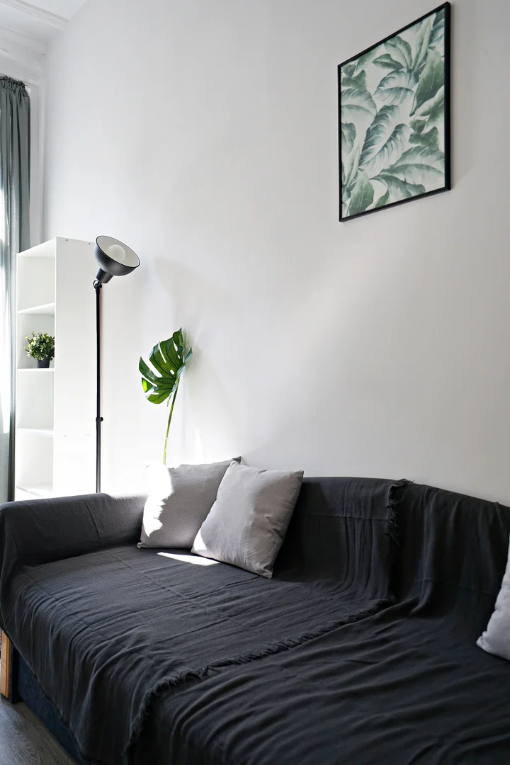 Bright and airy student room with easy university access in 