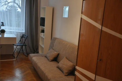 Habitación privada muy luminosa en Wrocław