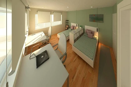 Bright shared room for rent in villaviciosa-de-odon